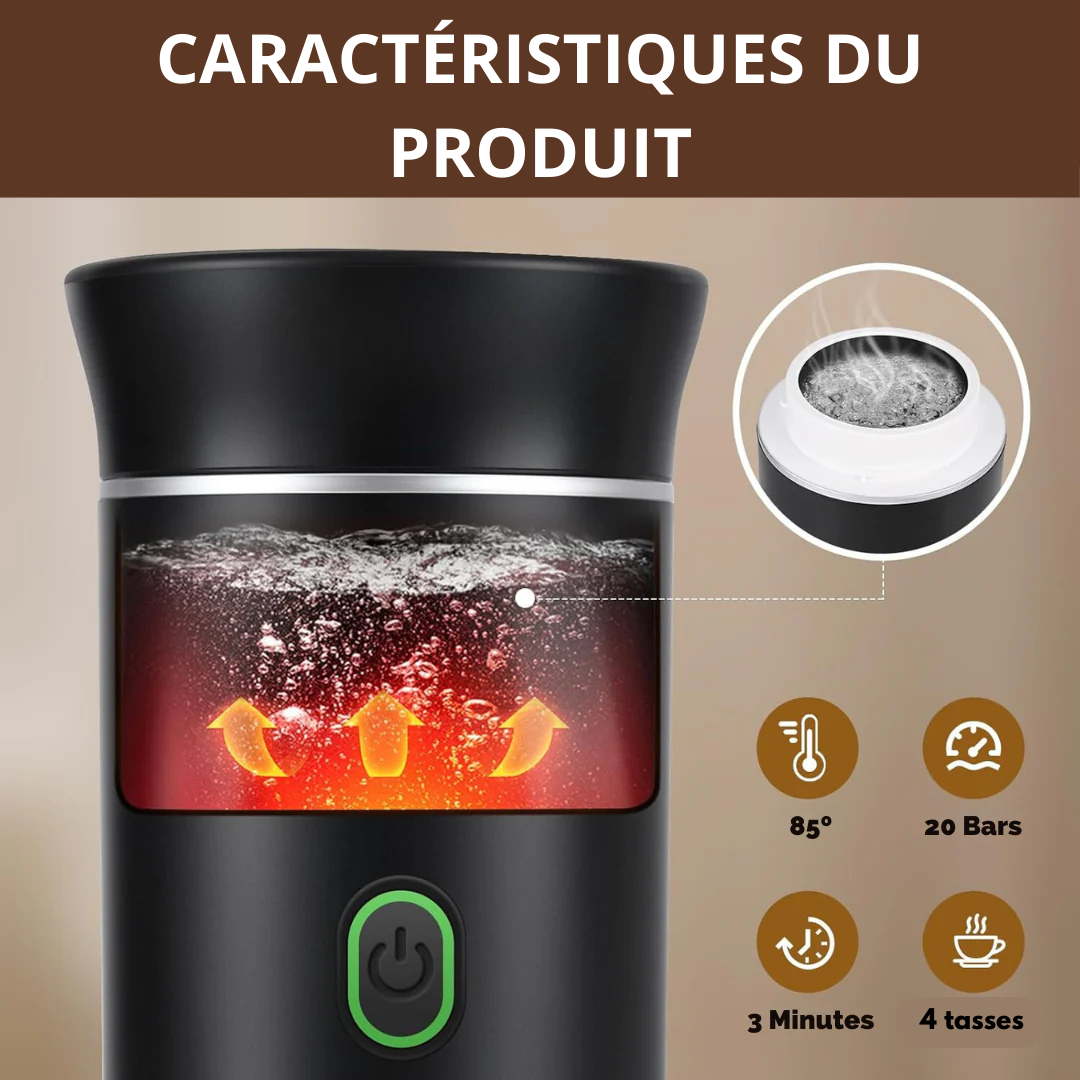 Cafetière Portable Avec Système 3 en 1